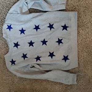 South parade alexa velvet star sweatshirt